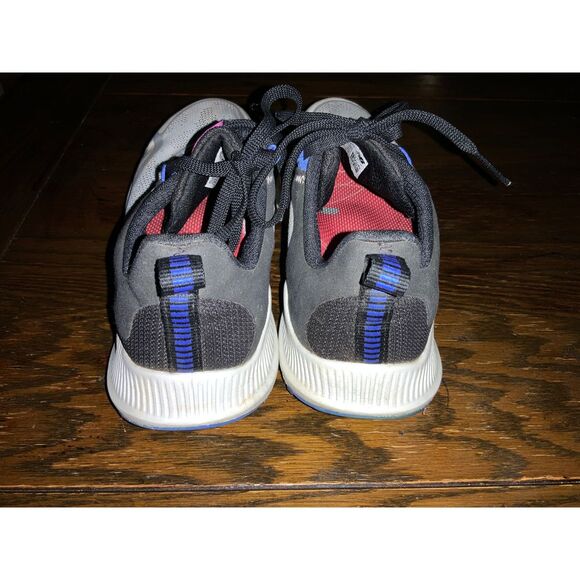 New Balance 10.5 All Terrain Running Shoes Athletic Sneakers Purple Gray Blue - Picture 4 of 7